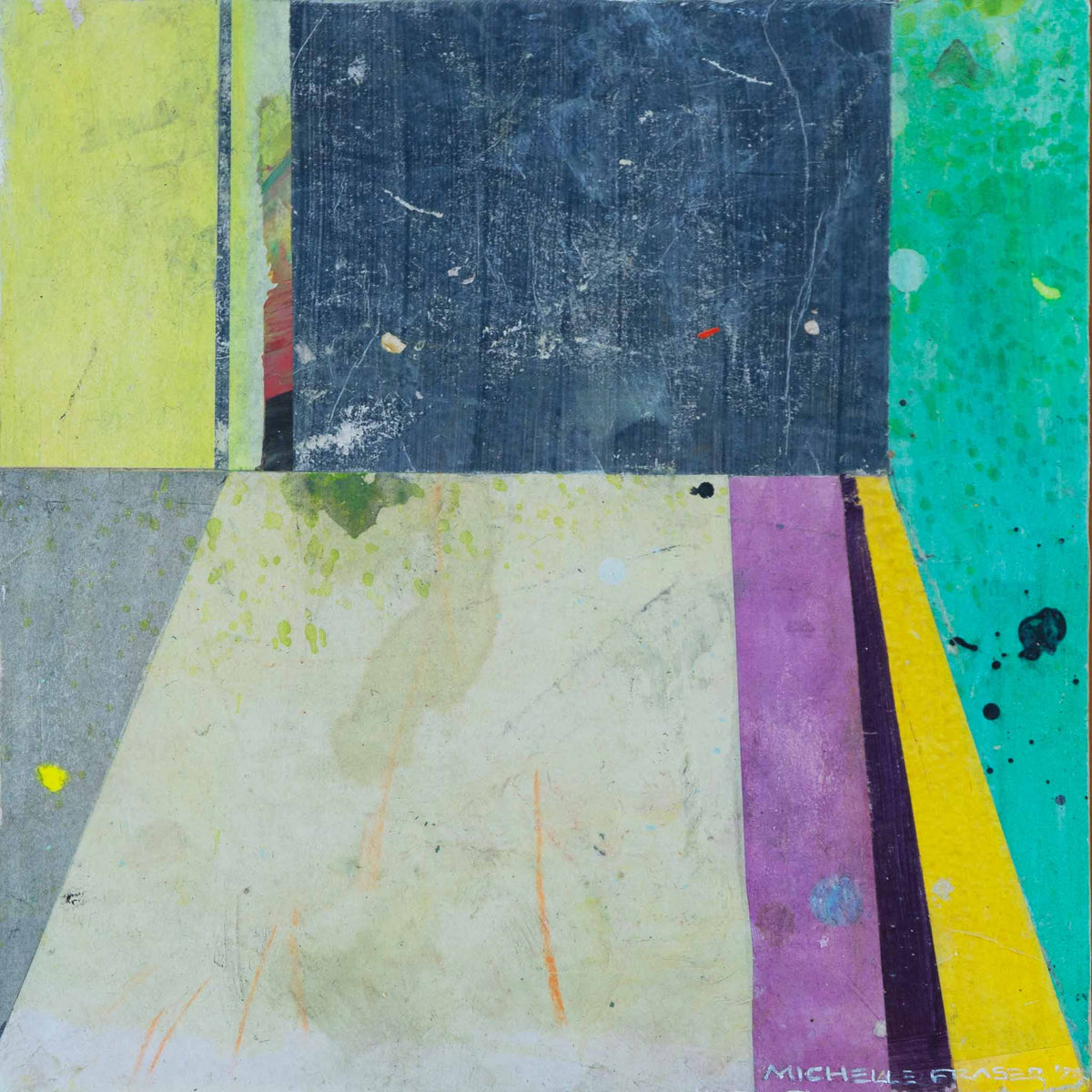 Lines | Original Acrylic Painting by Michelle Fraser