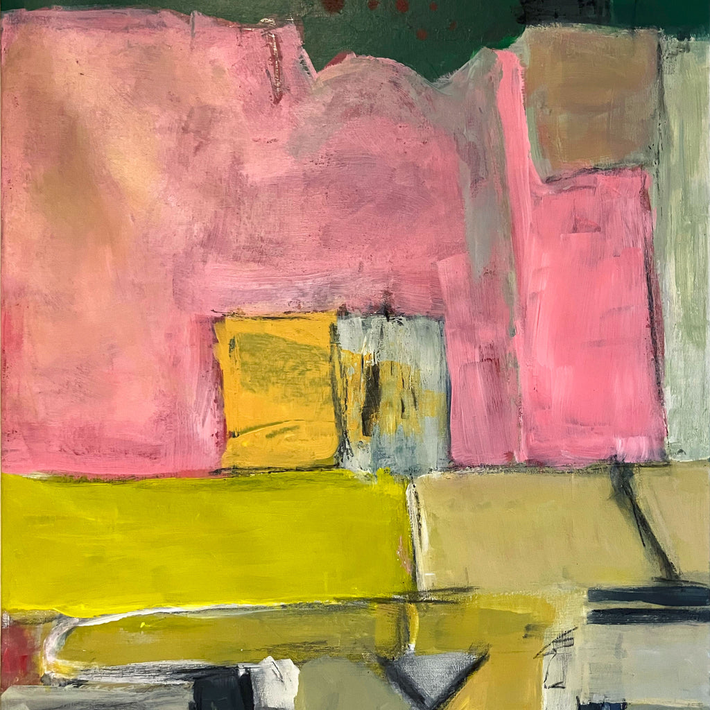Pink Palaces | Original Acrylic Painting by Michelle Fraser