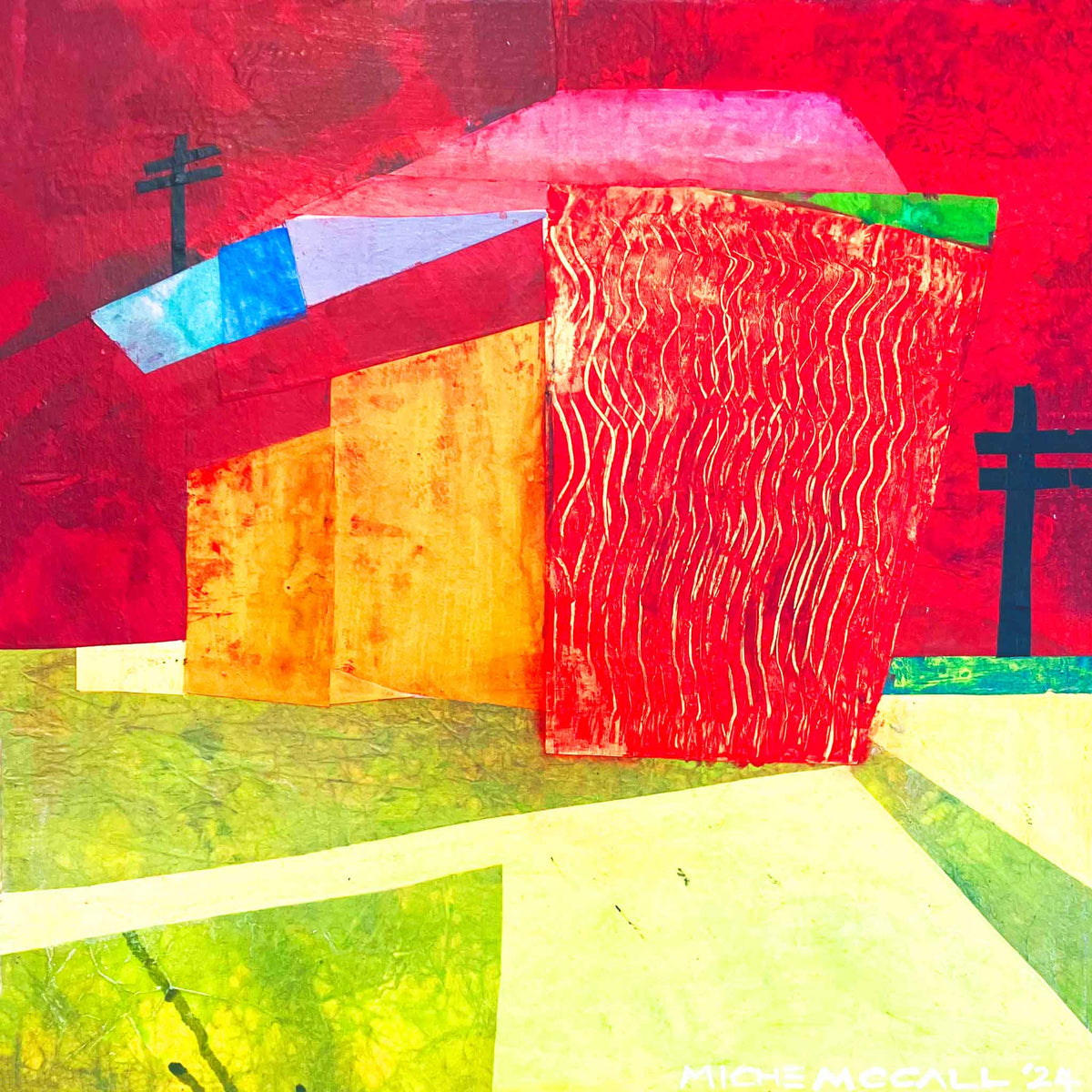 Return to Urbania - Original Painting by Michelle Fraser