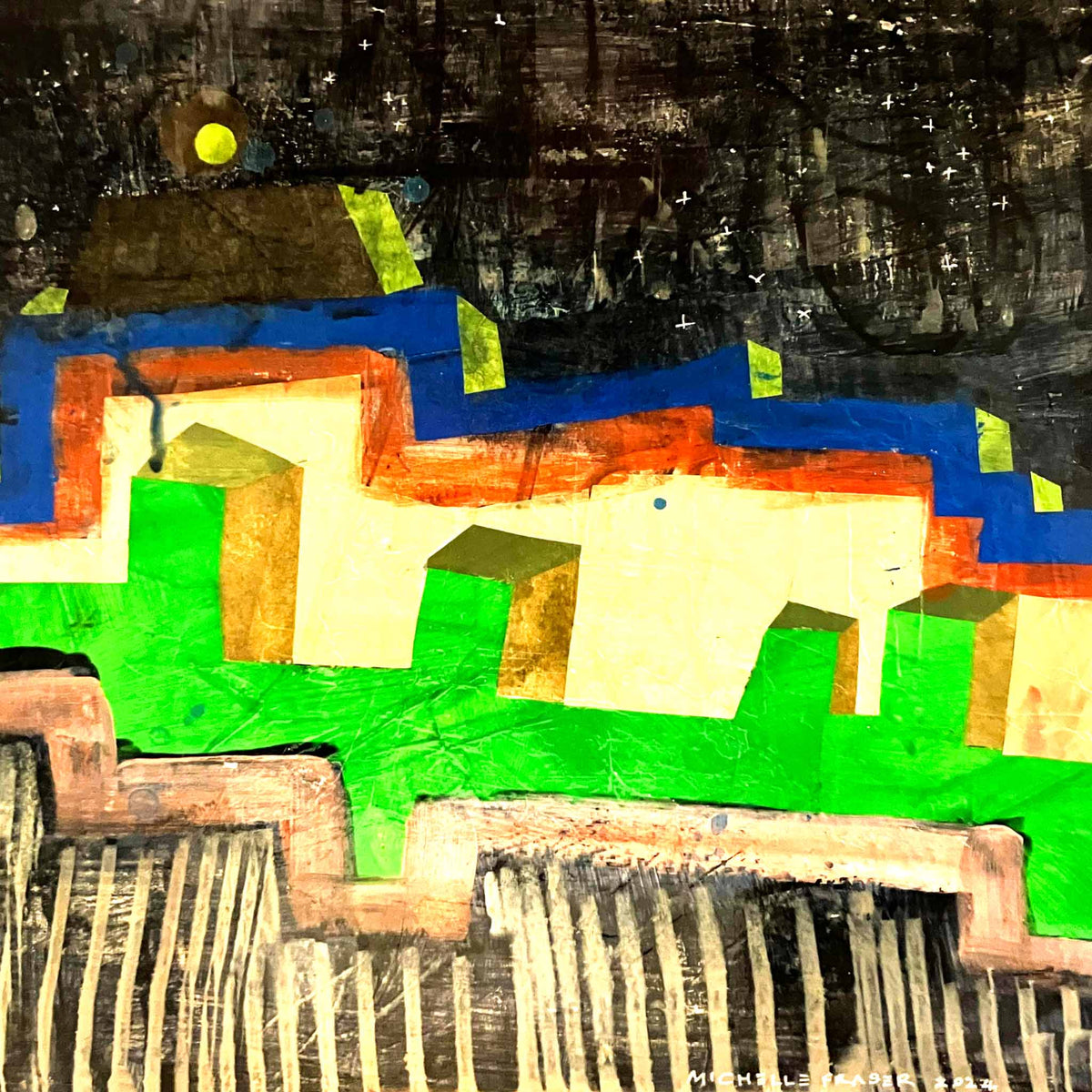 Arabian Nights - Original Painting by Michelle Fraser
