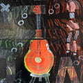 Geetar - Original Painting by Michelle Fraser