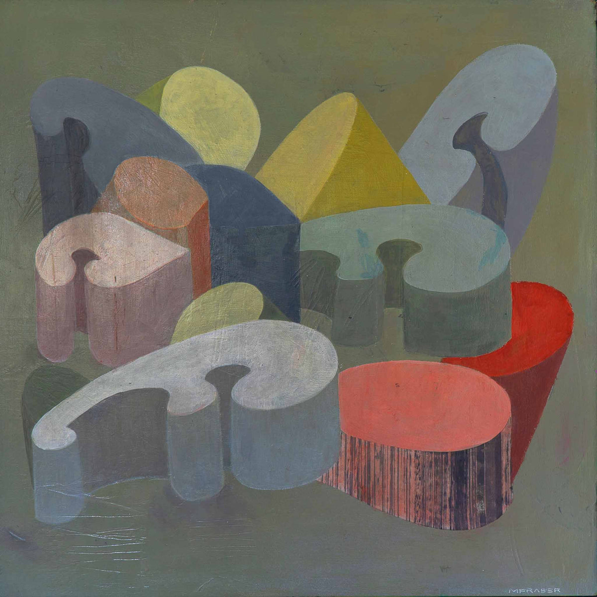 Junk Deluxe | Original Acrylic Painting by Michelle Fraser