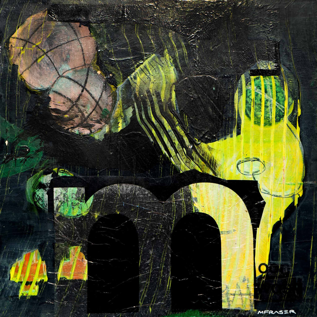 Vacuum the Moon | Original Acrylic Painting by Michelle Fraser