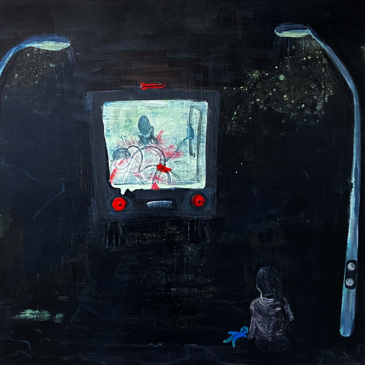 Theatre at 4AM | Original Acrylic Painting by Michelle Fraser