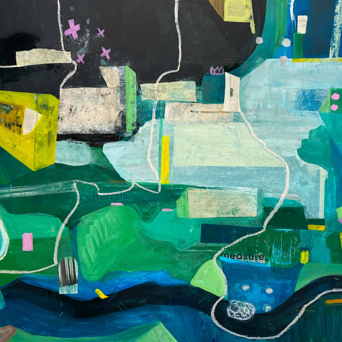 Faultlines - Original Painting by Michelle Fraser