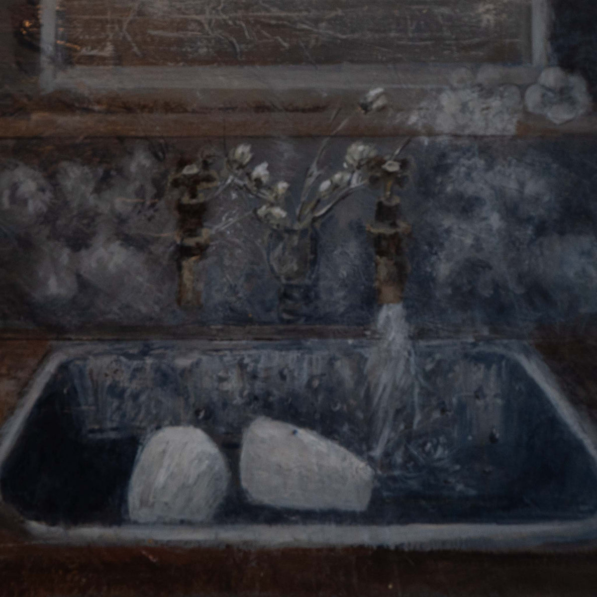 Rush Cottage Sink | Original Acrylic Painting by Michelle Fraser