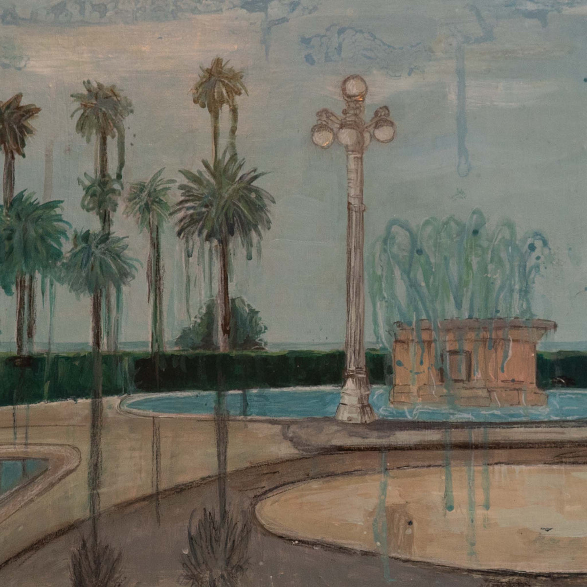 TP Fountain - Original Painting by Michelle Fraser