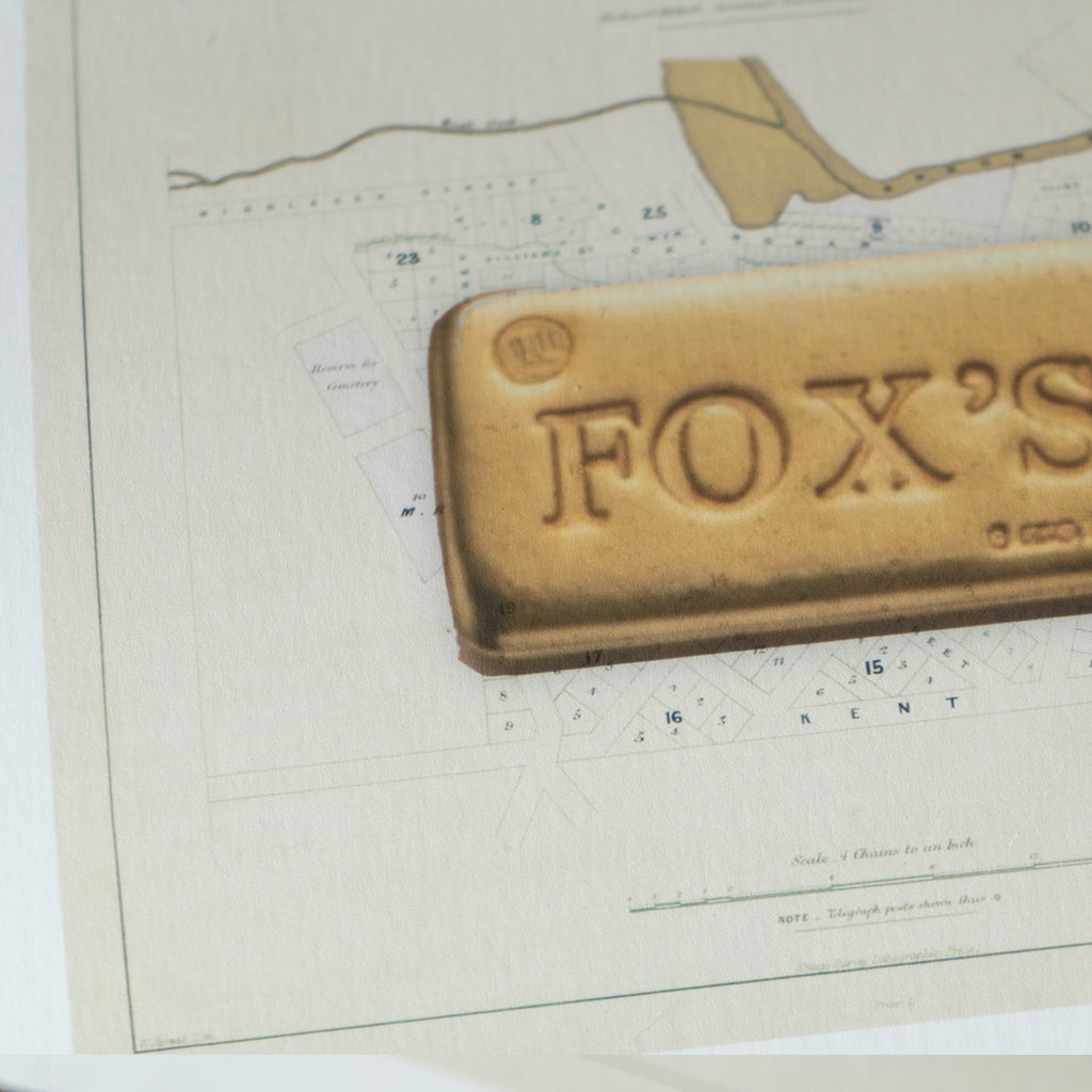 FOX'S Limited edition Giclée map print of Arrowtown, Otago NZ – toptownz