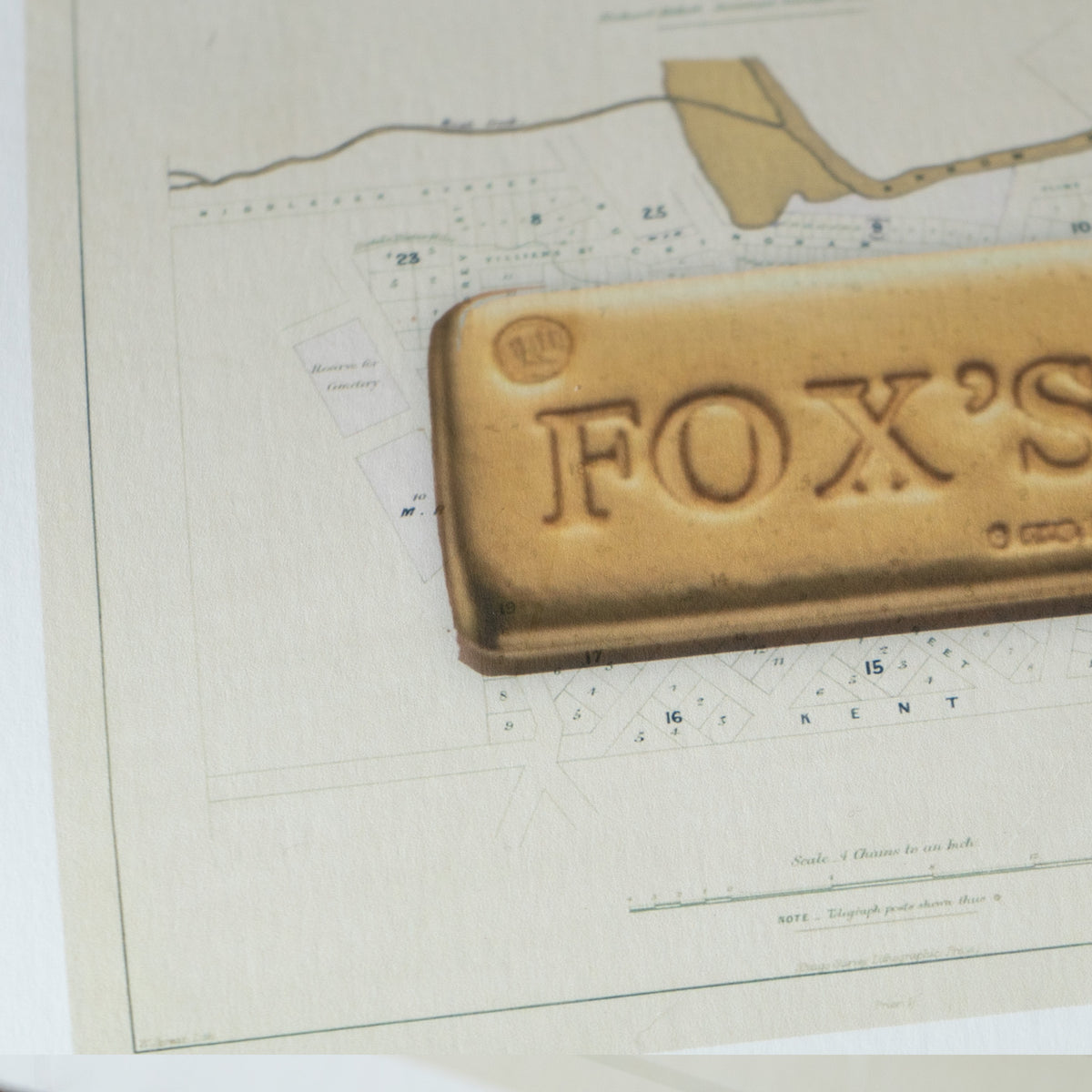 FOX'S Limited edition Giclée map print of Arrowtown, Otago NZ – toptownz