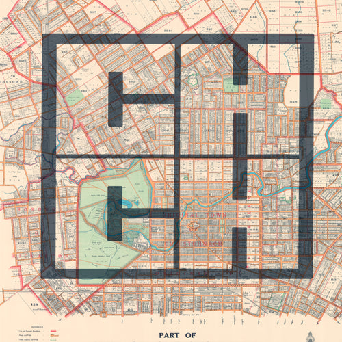 CHCH Limited edition Giclée map print of Christchurch, Canterbury NZ – toptownz