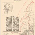 Limited edition Giclée map print of Featherston, Wairarapa NZ v02 – toptownz