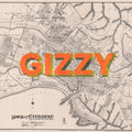 GIZZY Limited edition  Giclée map print of Gisborne, NZ v01 – toptownz