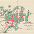 Limited edition Giclée map print of Gisborne, NZ v02 – toptownz