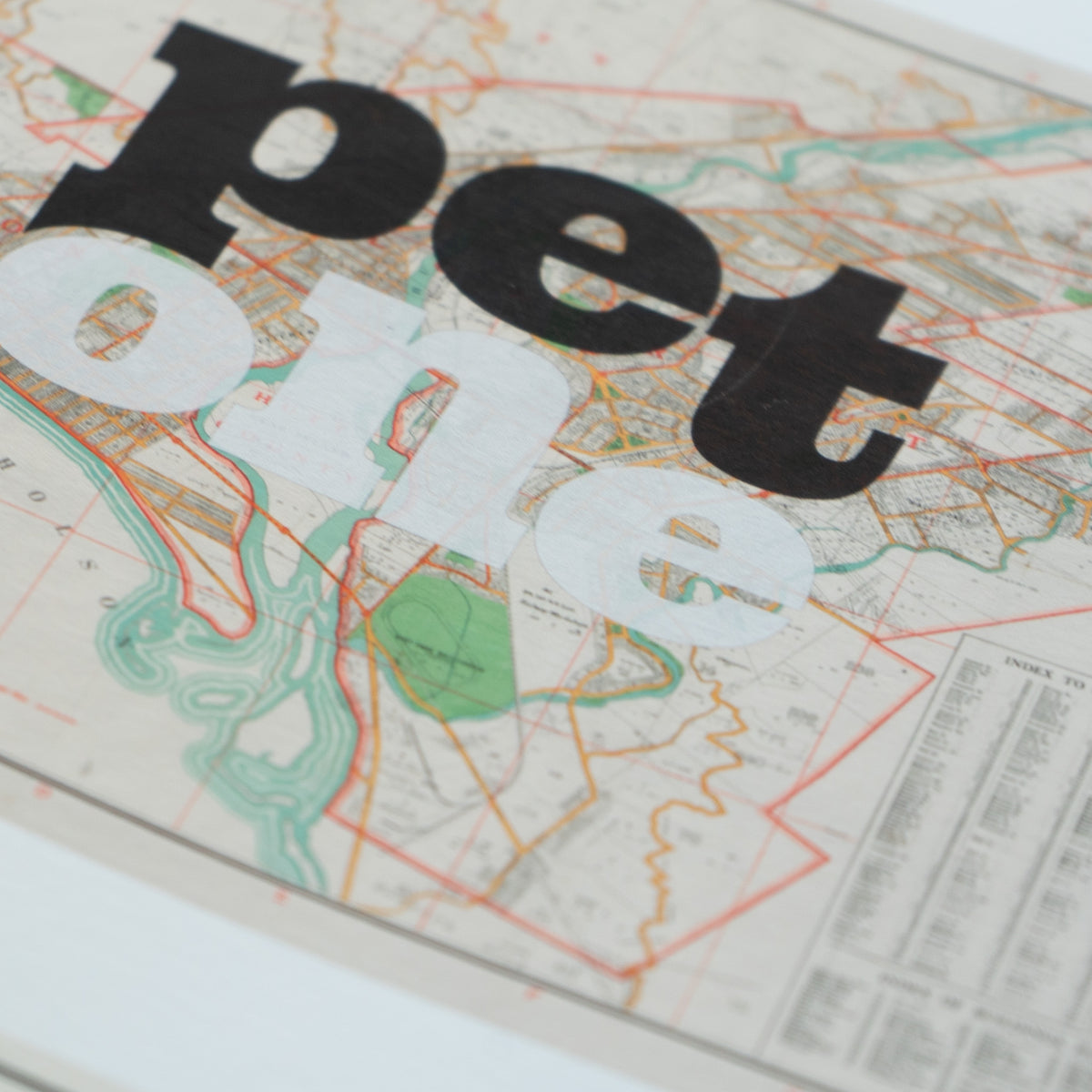 Petone - Limited edition Giclée map print of Petone, Wellington NZ – toptownz Town Slogans