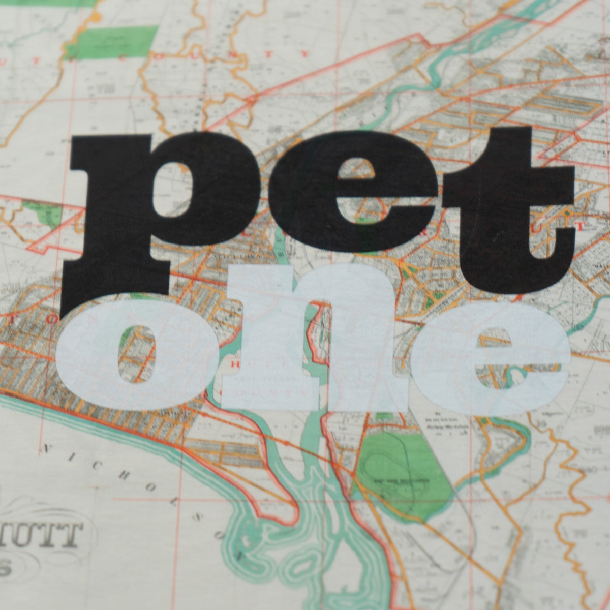 Petone - Limited edition Giclée map print of Petone, Wellington NZ – toptownz Town Slogans