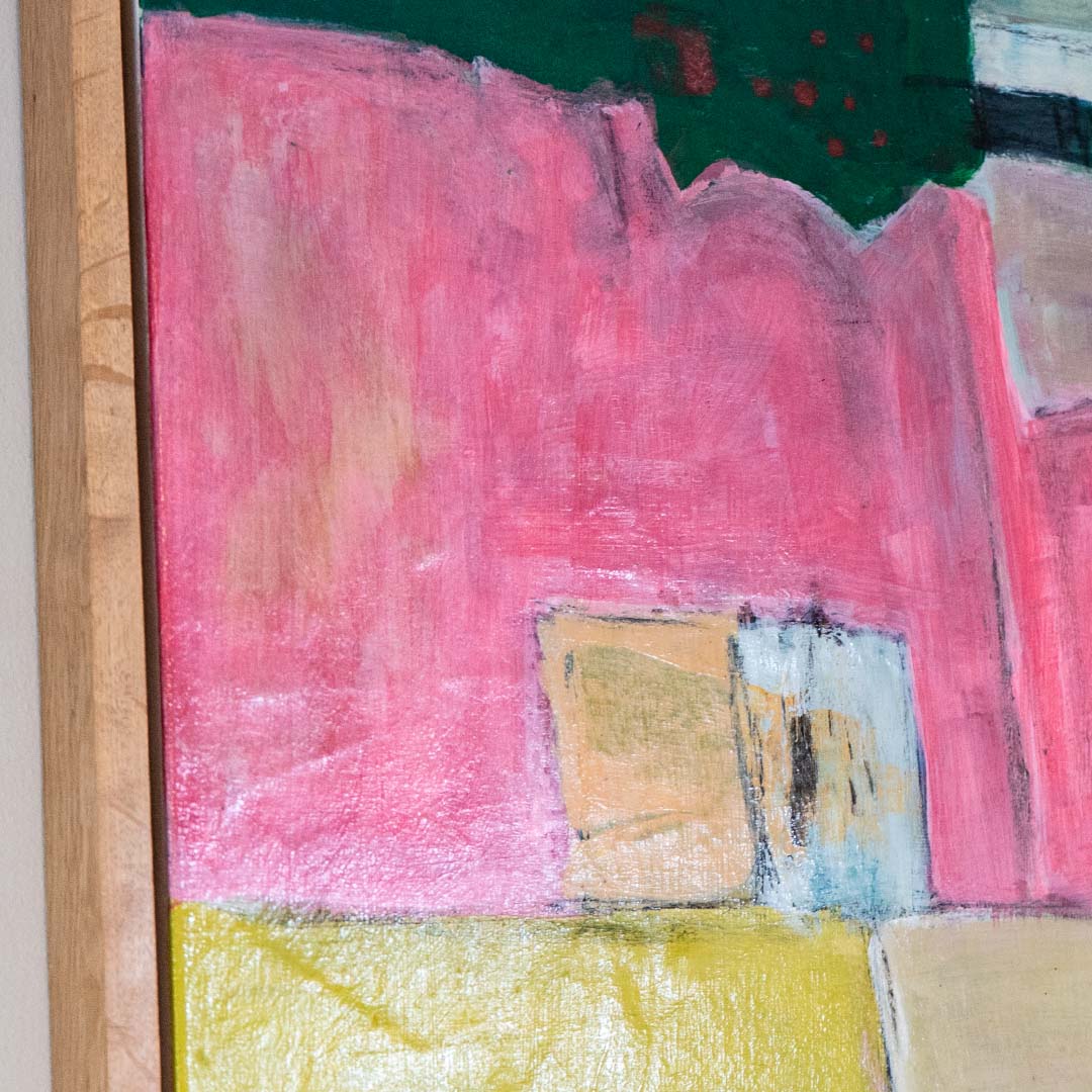 Pink Palaces | Original Acrylic Painting by Michelle Fraser
