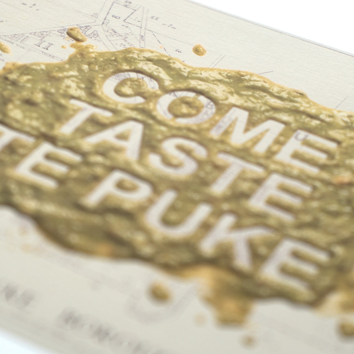 TEPUKE Ltd. Ed.  Giclée map print of Te Puke, Bay of Plenty New Zealand– toptownz Town Slogans