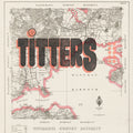 Titters Limited Edition Giclée map print of Titirangi, Waitākere Ranges NZ – toptownz