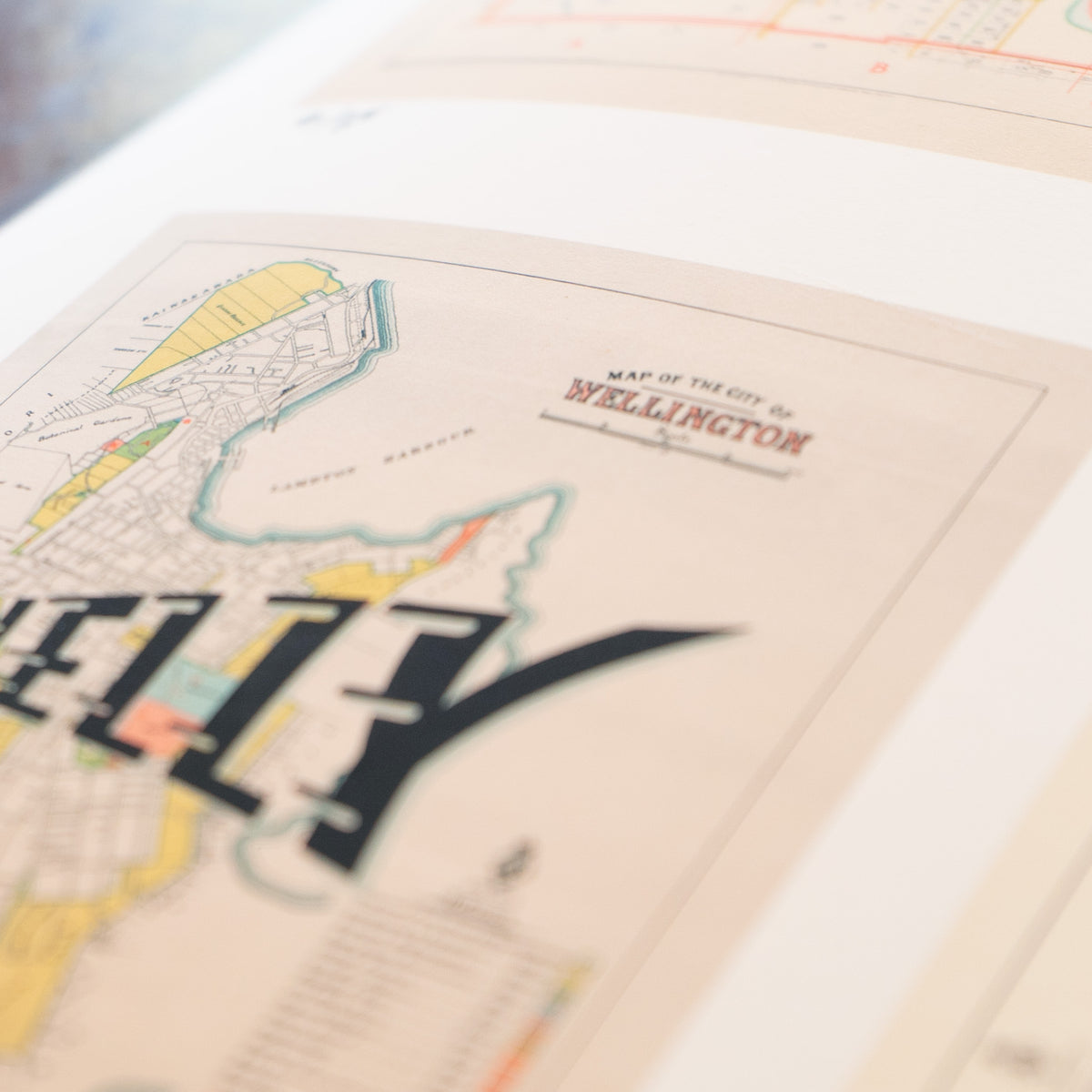 Welly Limited edition Giclée map print of Wellington NZ v02 – toptownz