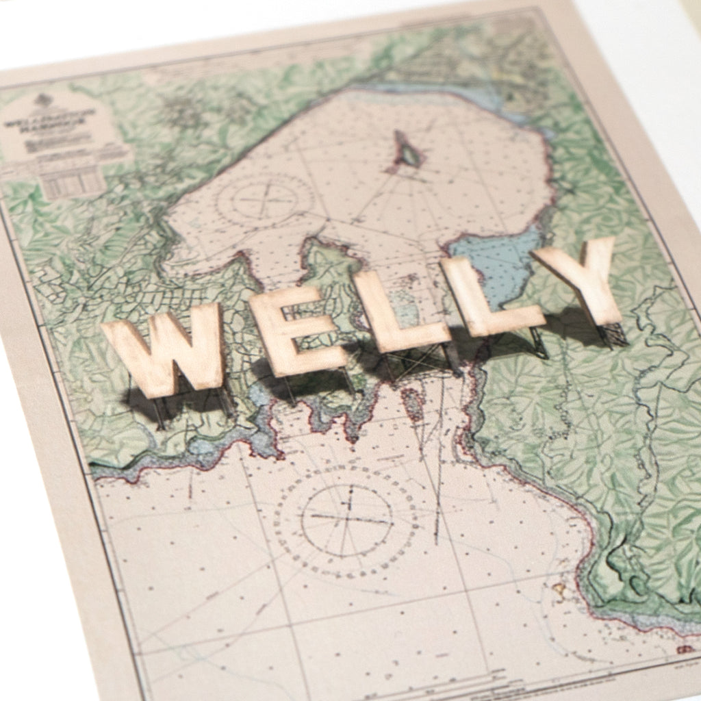 WELLY v3 Giclee Print on cotton Rag, Ltd. Ed Toptownz.shop, Town slogans